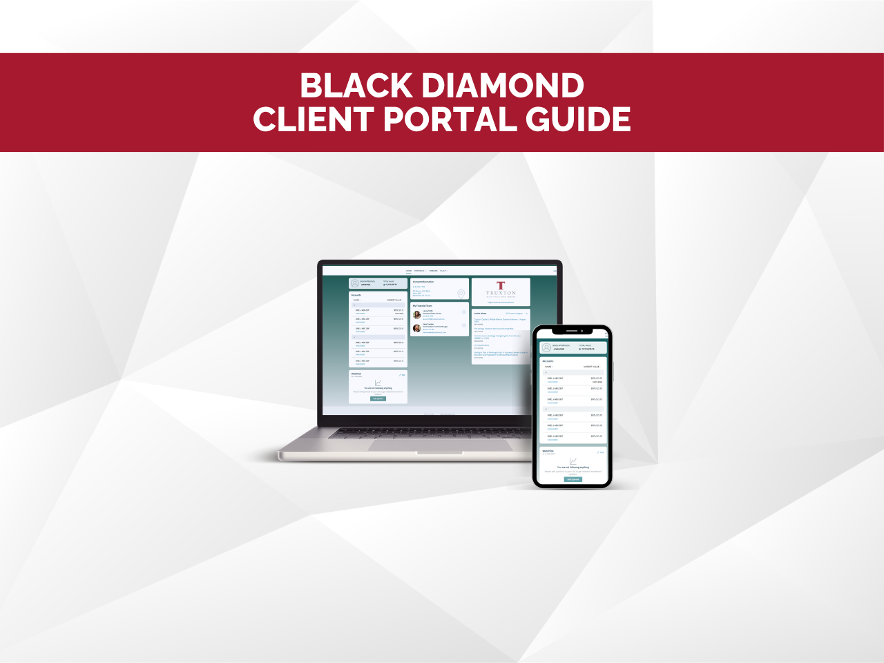 2Icon Black Diamond CLIENT PORTAL GUIDE